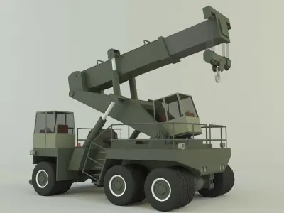 wheel crane model 3D model