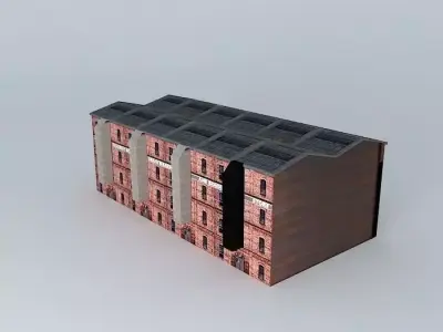 Eco Rail Building No 3 Dummy! Old Steam Days Free 3D model