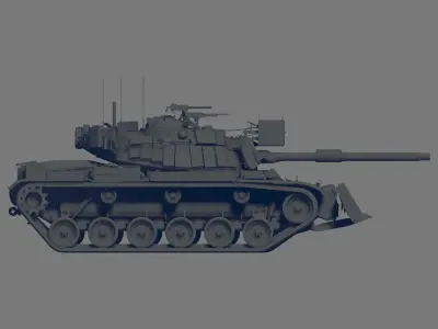 Magach 6M 3D model