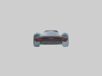 Futuristic Model Set Low-poly 3D model