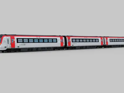 Class 175 Train Low-poly 3D model