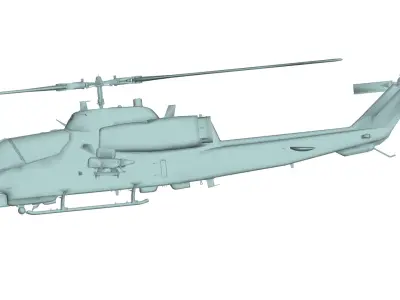 Bell AH-1 SuperCobra 3D model