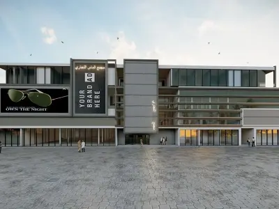 shopping mall 3D model
