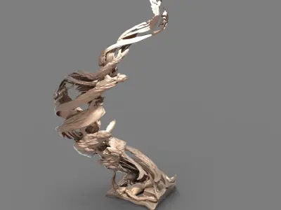 Siren Dance sculpture collection  3D model