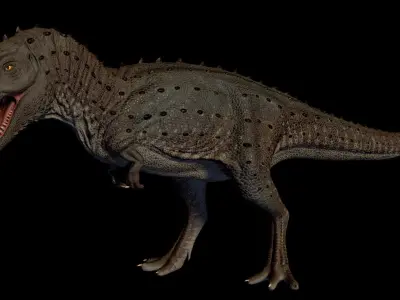 Kryptops t - rex Low-poly 3D model