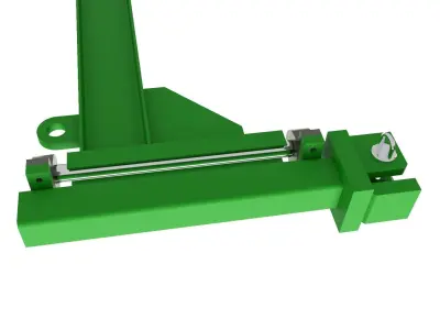 250Kg CRANE Low-poly 3D model