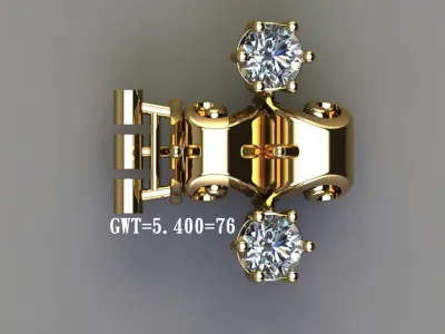 FASION UNIK EARING 3D model