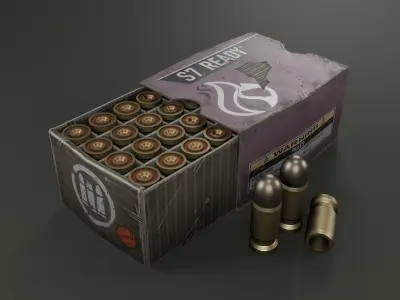 Ammo boxes 3D Model Pack