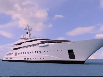 Superyacht Pelorus 3D model