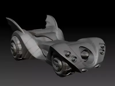 Batmobile 1 12 Scale Model 3D print model
