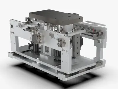 Intermediate Lifting Conveyor Free 3D model