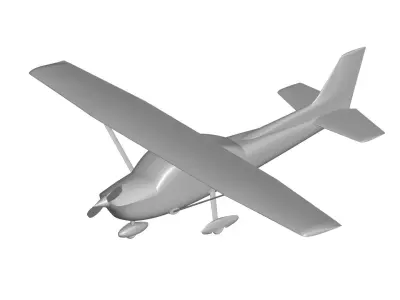 Cessna 172 3D model buy