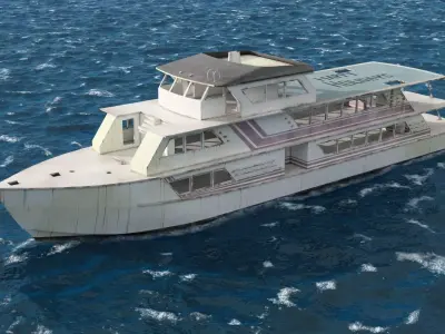 El Dorado Ship just before sinking 3D model