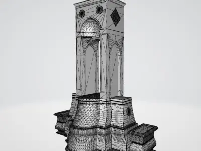 29 October Republic Landmark 3D model