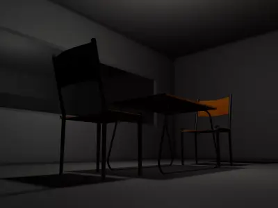 Interrogation Room 3D model purchase