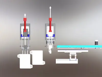 HBD121 machine with different parts Free 3D model