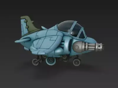 Metal Slug Plane 3D print model