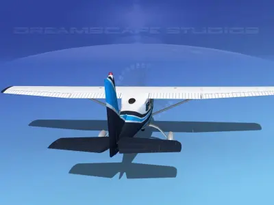 Cessna 175 Skylark V07 3D model