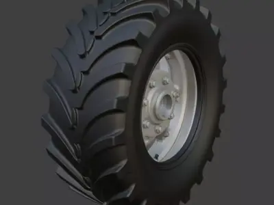 Tractor Tyre 3d Model 3D model purchase