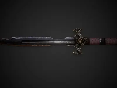Clandestine - Inquisitor Dagger Low-poly 3D model