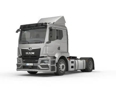 Man TGS 2020 with interior 3D model