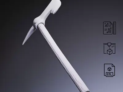 Pirate Boarding Axe RoZ 3D print model