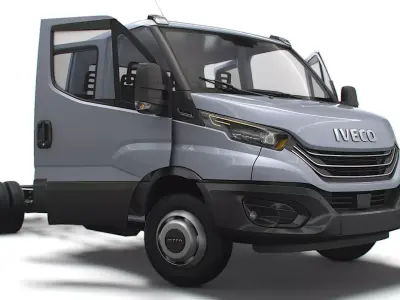 Iveco Daily Crew Cab L5 Chassis 2023 3D model