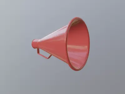 Acoustic Megaphone 3D model