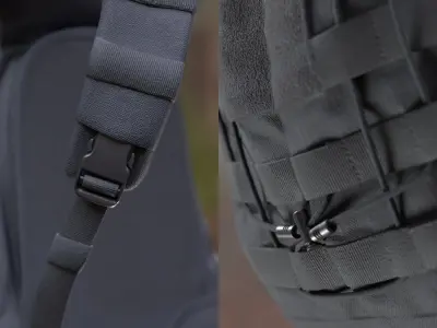  Man and Woman in Backpack 112 