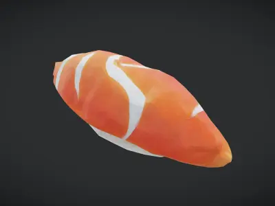 Sushi - Nigiri Low-poly 3D model
