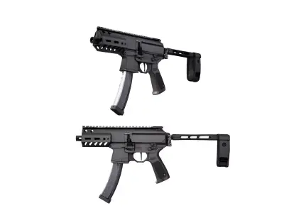 Sig MPX-K Rifle  3D model
