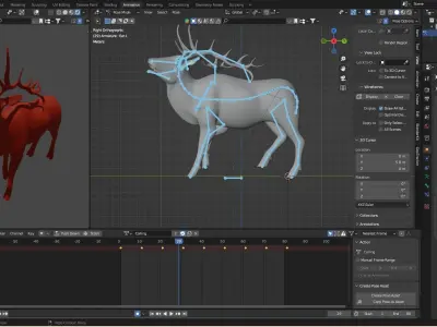 Animation Sequence Preset Loops Low-poly 3D model