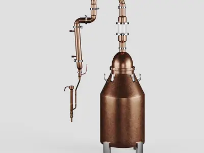 Copper Distiller 3D model