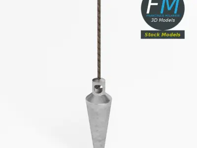 Plumb bob 3D model purchase