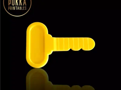 Cozy Coupe Replacement Key STL for  little Tikes Ride On Cars 3D print model