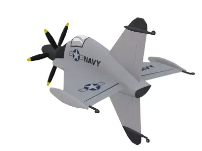 Convair XFY-1 Pogo Low-poly 3D model purchase