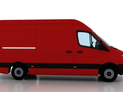 Mercedes Benz Sprinter L2H2 2009 Cargo EU 3D model