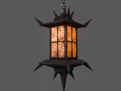 Lantern Flail 3D model
