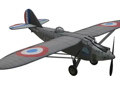 Latecoere 290 Low-poly 3D model