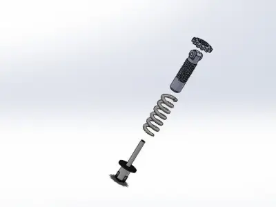 Shock absorber 3D model V1