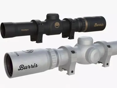 Burris hangun scope Low-poly 3D model