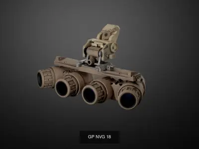 Helmet tactical gear 2 3D Model Pack