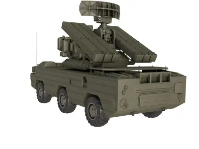 9K33 Osa 3D model