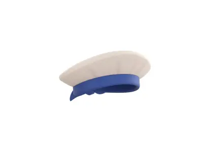 Marine Hat 3D model