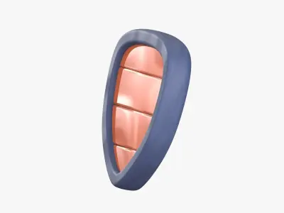 Shield 3D Illustration 3D model