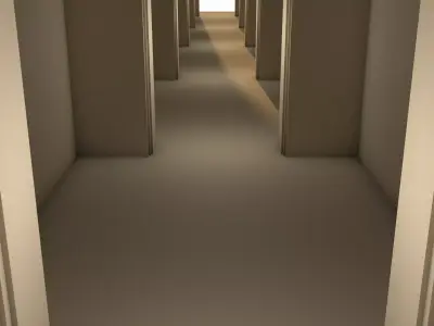 Medieval Tunnel 3D model