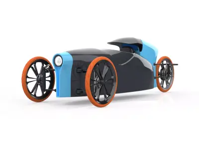 Northern Light Motors 428 Electric Vehicle 3D print model