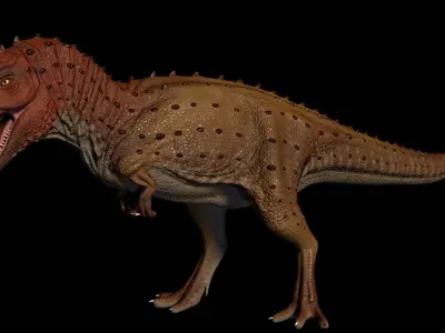 Kryptops t - rex Low-poly 3D model