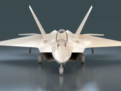 F-22 Raptor 3D model shop
