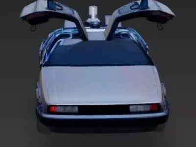 Time Travel Car 3D Model 3D print model
